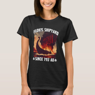 Camiseta Viking Langboot y astillero Flokis perfecto para l
