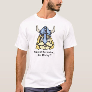 Camiseta ¡Viking!  ¡Luz del texto!