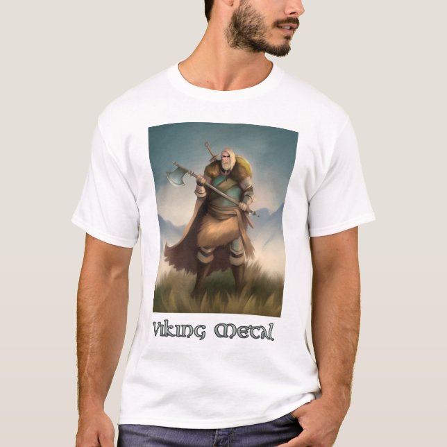 Camiseta Viking Metalizado (Anverso)