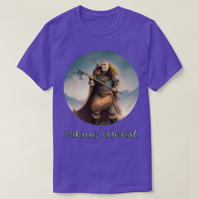 Camiseta Viking Metalizado (Diseño del anverso)