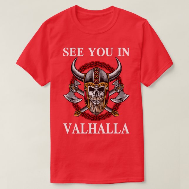 Camiseta Viking mythology Valhalla gods (Diseño del anverso)