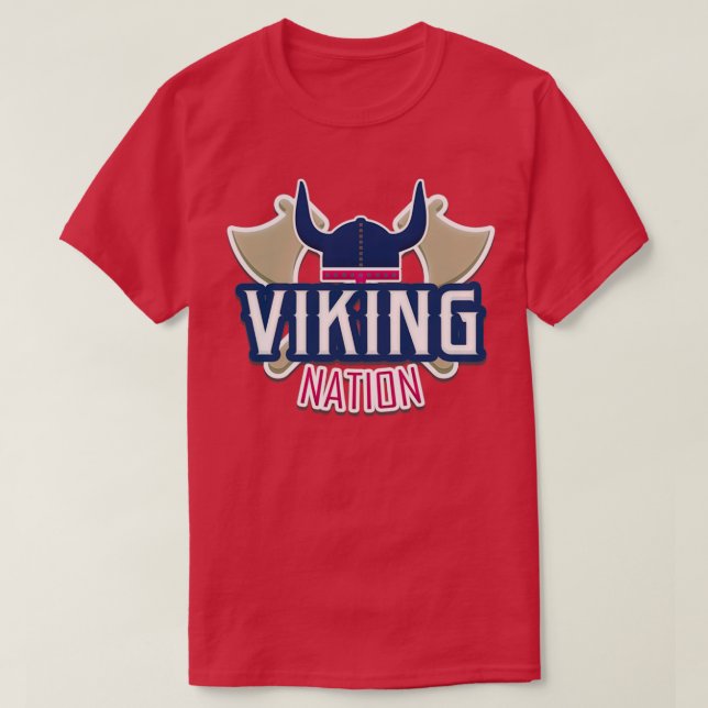 Camiseta Viking Nation Vikings (Diseño del anverso)