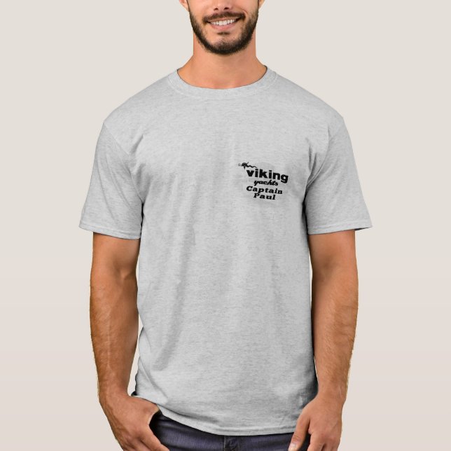 Camiseta Viking navega al capitán Paul el espabilado (Anverso)