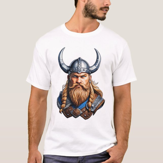 Camiseta Viking nórdico (Anverso)