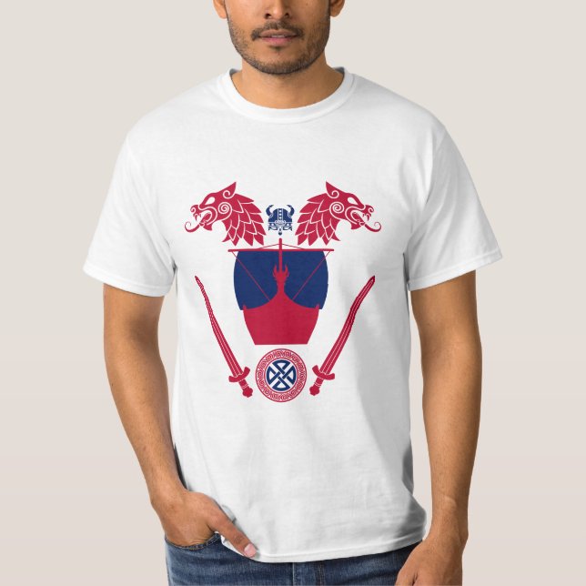 Camiseta Viking noruego (Anverso)