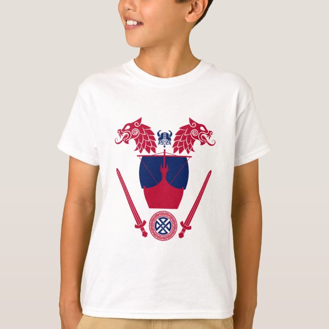 Camiseta Viking noruego (Anverso)