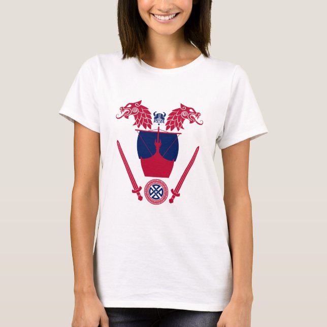 Camiseta Viking noruego (Anverso)