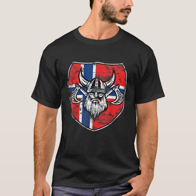 Camiseta Viking Norway T Shirt (Anverso)
