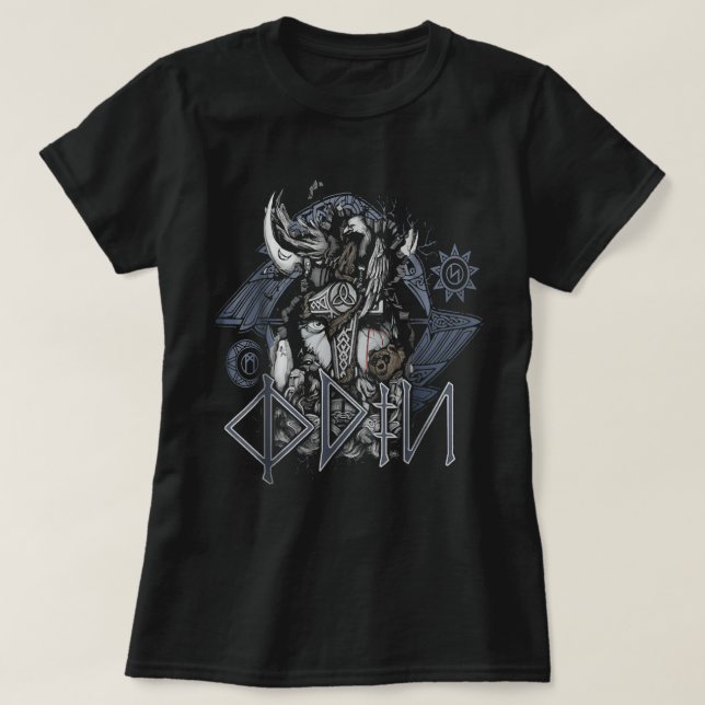 Camiseta Viking Odin (Diseño del anverso)