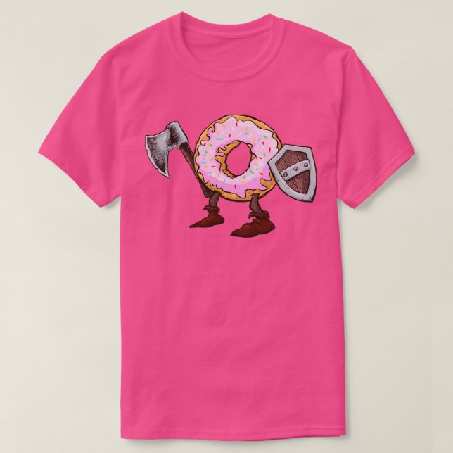 Camiseta Viking Odins Doughnut Warrior (Diseño del anverso)