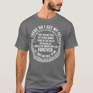 Camiseta Viking Prayer, aquí veo a mi padre