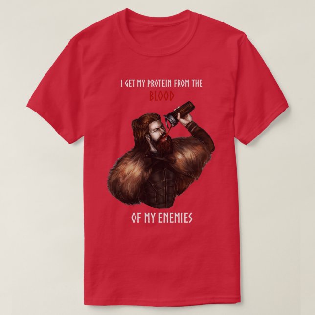 Camiseta Viking Proteína Workout 2 (Diseño del anverso)