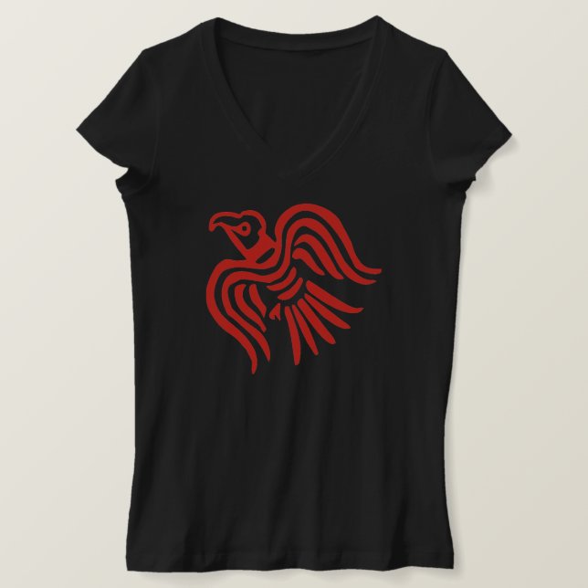 Camiseta Viking Raven (Anverso del diseño)