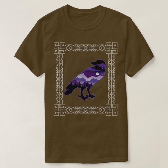 Camiseta Viking Raven 1 (Diseño del anverso)