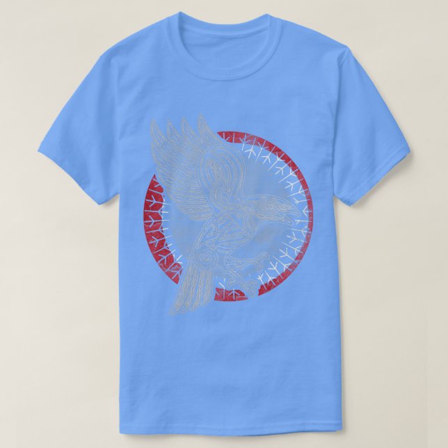 Camiseta Viking raven Hugin Munin (Diseño del anverso)
