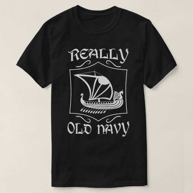 Camiseta Viking Realmente Old Naval (Diseño del anverso)