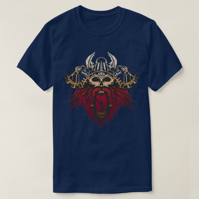 Camiseta Viking Robot (Diseño del anverso)