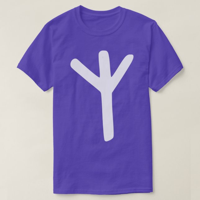 Camiseta Viking Rune Algiz (Diseño del anverso)