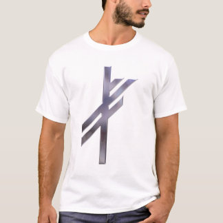 Camiseta Viking Rune-luck-silver