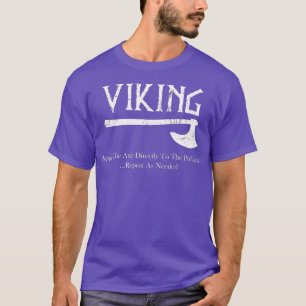 Camiseta Viking s Aplicar el hacha directamente al problema