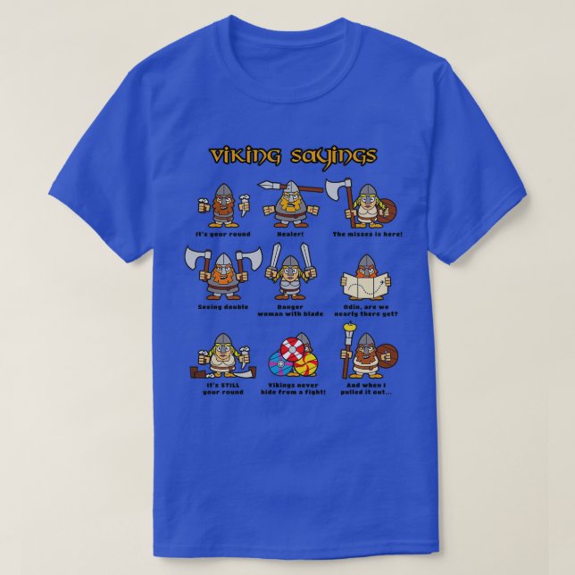 Camiseta VIking Sayings (Diseño del anverso)