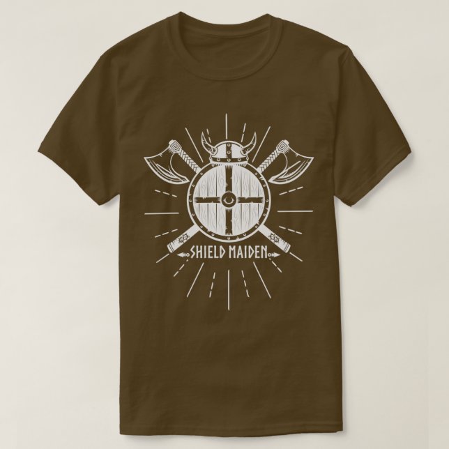 Camiseta Viking Shield Maiden (Diseño del anverso)