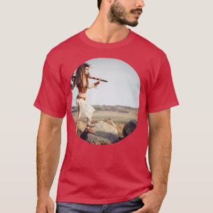 Camiseta Viking Shieldmaiden Circular Image