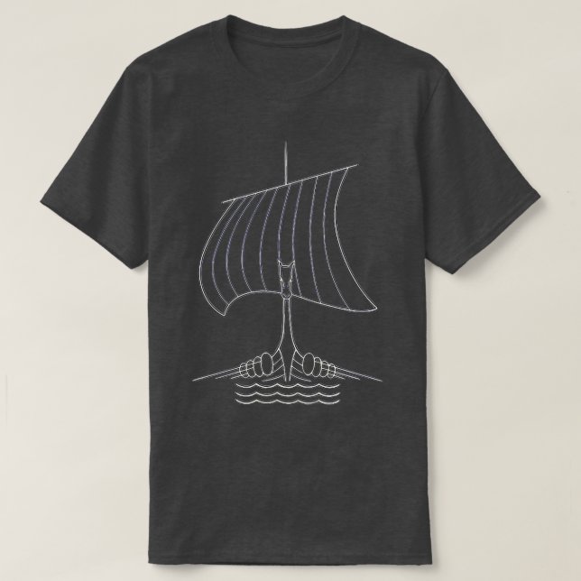 Camiseta Viking Ship 24 (Diseño del anverso)