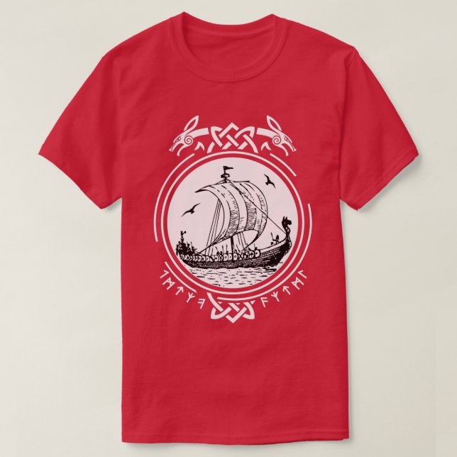 Camiseta Viking Ship Boat corre Wikinger Vikings (Diseño del anverso)