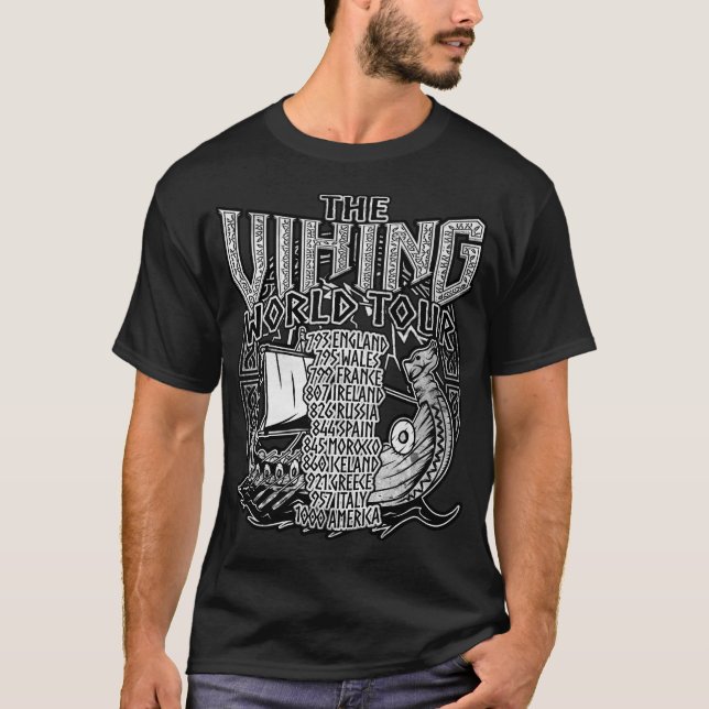 Camiseta Viking Ship World Tour (Anverso)
