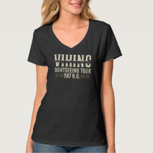 Camiseta Viking Sightview Tour 987 A D Valkyrie Warrior