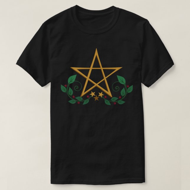 Camiseta Viking simbólico Pagan Wicca 159 (Diseño del anverso)