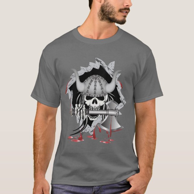 Camiseta Viking Skull (Anverso)