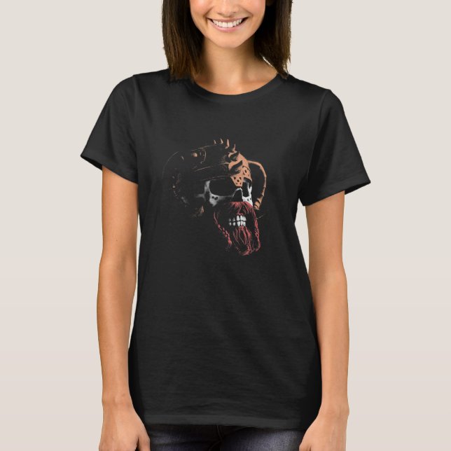 Camiseta Viking skull (Anverso)