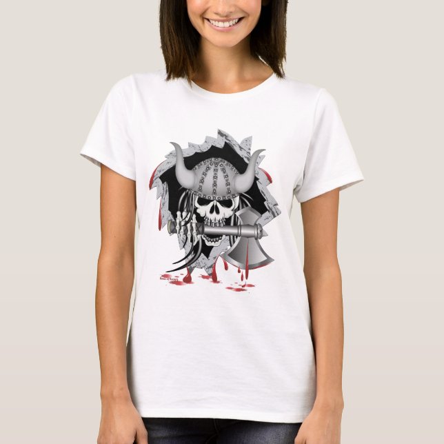 Camiseta Viking Skull (Anverso)