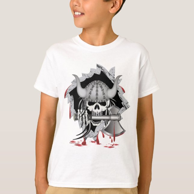 Camiseta Viking Skull (Anverso)