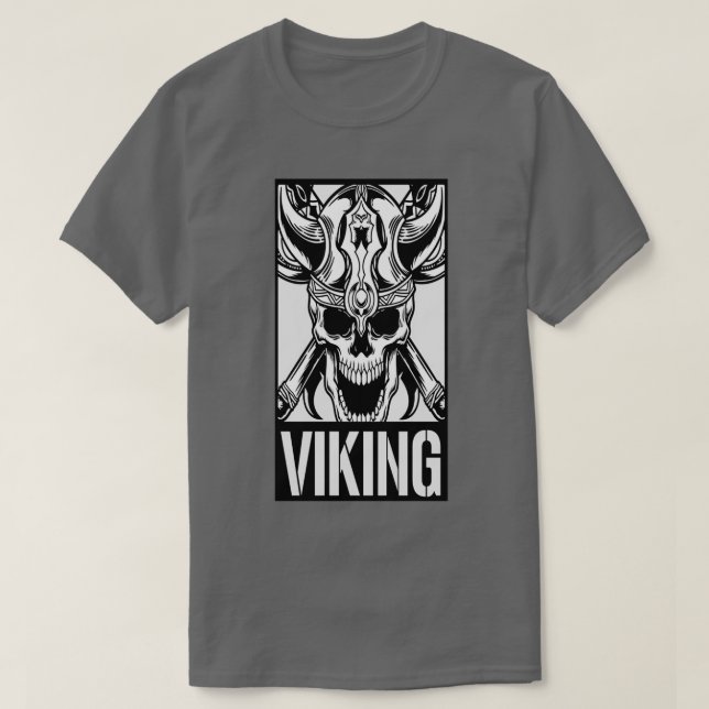 Camiseta Viking Skull 4 (Diseño del anverso)