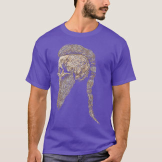 Camiseta Viking Skull Beard Lodbrok Beard