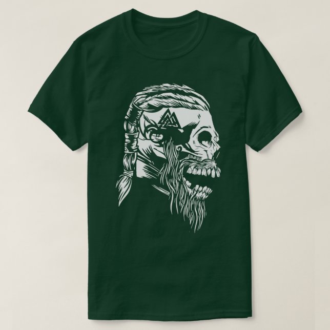 Camiseta Viking Skull Walhalla (Diseño del anverso)