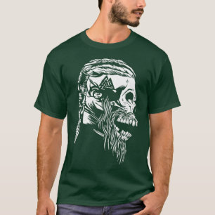Camiseta Viking Skull Walhalla