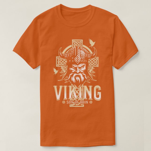 Camiseta Viking Son de Odin Norse Norseman Scandinavian Vik (Diseño del anverso)