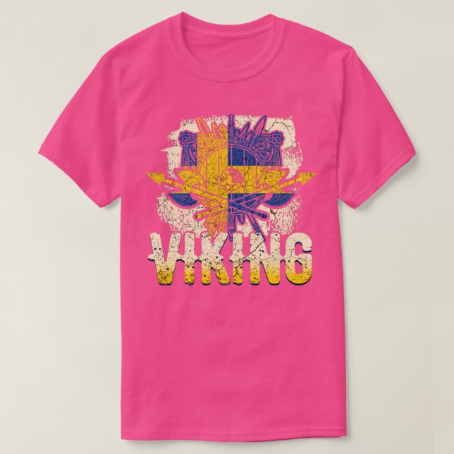 Camiseta Viking sueco4 (Diseño del anverso)