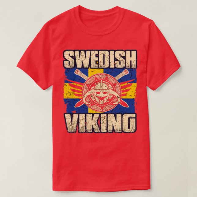 Camiseta Viking sueco5 (Diseño del anverso)