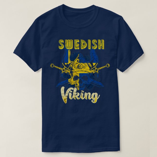 Camiseta Viking sueco6 (Diseño del anverso)