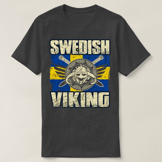 Camiseta Viking sueco 5 (Diseño del anverso)