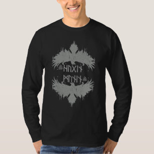Camiseta Viking Valhalla Medieval Hugin & Munin 1