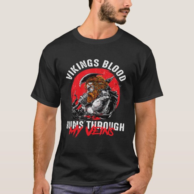 Camiseta Viking Valhalla Nórdicos Gods Thor 1 (Anverso)