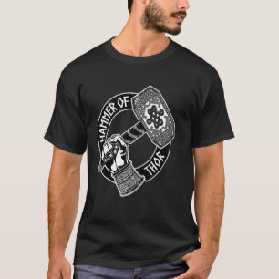Camiseta Viking, Valhalla Odin, martillo de Thor