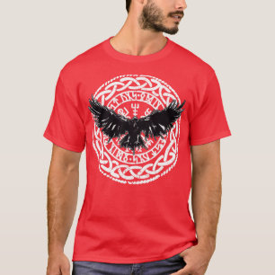 Camiseta Viking Vikings Nordic Norse Scandinavian Raven Veg