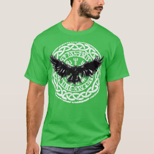 Camiseta Viking Vikings Nordic Norse Scandinavian Raven Veg